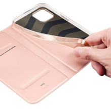 DUX DUCIS piniginės dėklas SKIN PRO, skirtas IPHONE 14 Plus, rožinis DUX DUCIS piniginės dėklas SKIN PRO, skirtas IPHONE 14 Plus, rožinis