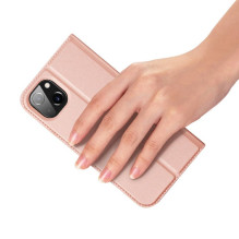 DUX DUCIS wallet case SKIN PRO for IPHONE 14 Plus rose