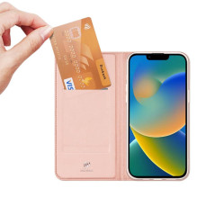 DUX DUCIS piniginės dėklas SKIN PRO, skirtas IPHONE 14 Plus, rožinis DUX DUCIS piniginės dėklas SKIN PRO, skirtas IPHONE 14 Plus, rožinis