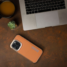 MILANO dėklas, skirtas XIAOMI Redmi Note 13 Pro Plus 5G rudas