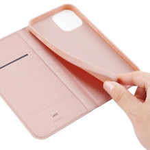 DUX DUCIS piniginės dėklas SKIN PRO, skirtas IPHONE 13 Pro Max, rožinis DUX DUCIS piniginės dėklas SKIN PRO, skirtas IPHONE 13 Pro Max, rožinis