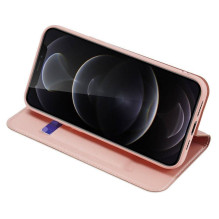 DUX DUCIS piniginės dėklas SKIN PRO, skirtas IPHONE 13 Pro Max, rožinis DUX DUCIS piniginės dėklas SKIN PRO, skirtas IPHONE 13 Pro Max, rožinis