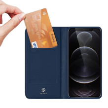 DUX DUCIS piniginės dėklas SKIN PRO, skirtas IPHONE 13 Pro, mėlynas DUX DUCIS piniginės dėklas SKIN PRO, skirtas IPHONE 13 Pro, mėlynas