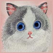 NIMMY case BIG EYED PET 2.0 Cat for IPHONE 15 Pro pink