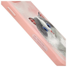 NIMMY case BIG EYED PET 2.0 Cat for IPHONE 15 Pro pink