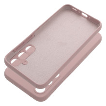 Dėklas SILICONE 2mm skirtas SAMSUNG A35 5G smėlio rožinis