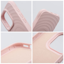 Dėklas iPhone 15 PRO Silicone Zephyr Mag Dangtelis zgodny z MagSafe rožinis