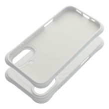 „iPhone 16“ silikoninis „Zephyr Mag Cover“ dėklas, suderinamas su „MagSafe“, baltas