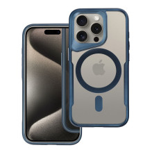 Case for do iPhone 15 PRO MAX Ergofit Newzone compatible with MagSafe blue Case for do iPhone 15 PRO MAX Ergofit Newzone compatible with MagSafe blue