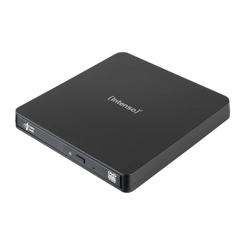 Intenso EOD 400D Slim schwarz - externer CD / DVD Brenner mit USB 3.2 Gen 1x1