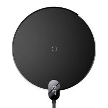 Baseus CCED000001 mobiliojo įrenginio įkroviklis Ausinės Išmanusis telefonas Juodas USB belaidis įkrovimas Vidaus patalp
