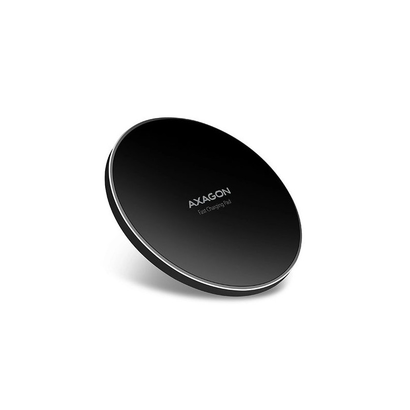Axagon WDC-P10T mobiliojo įrenginio įkroviklis Mobilusis telefonas Išmanusis telefonas Tablet Juodas USB belaidis įkrovi