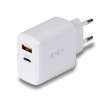Lindy 73428 mobiliųjų įrenginių įkroviklis Universalus baltas AC Greitas įkrovimas patalpose