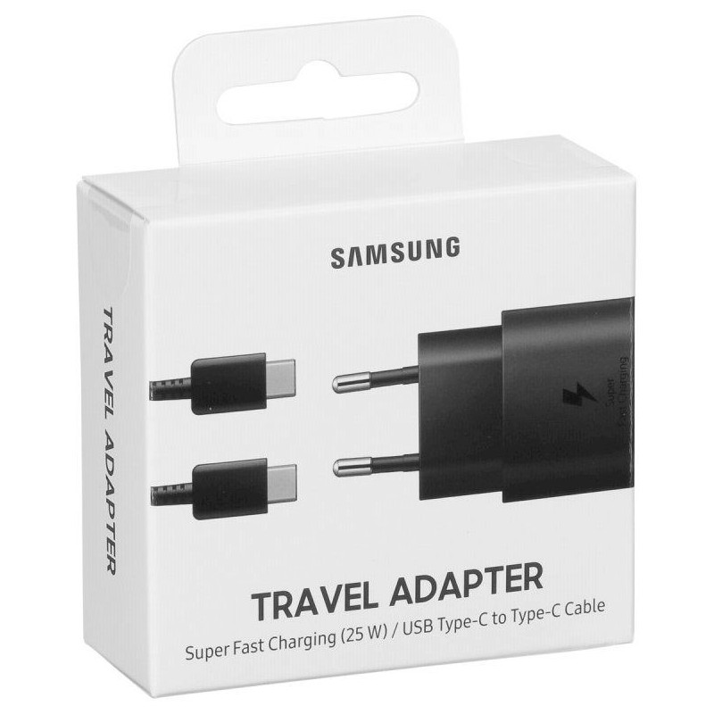 Samsung EP-TA800 Mobilusis telefonas Juodas AC Greitas įkrovimas Vidaus patalpoms