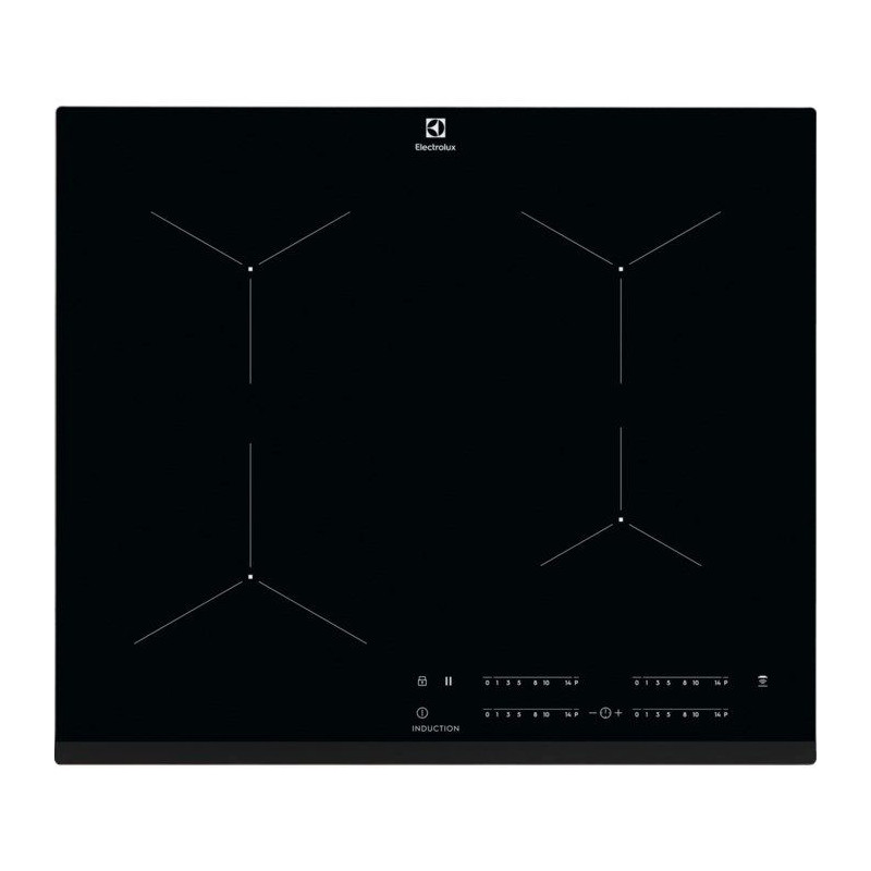 Electrolux EIT61443B kaitlentė Juoda Įmontuojama Zonos indukcinė kaitlentė 4 zona(-os)