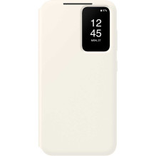 „Samsung“ „Smart View“ piniginės dėklas „Galaxy S23 Plus“ (EF-ZS916CUE) kreminės spalvos
