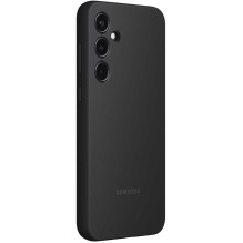 „Samsung“ silikoninis dėklas, skirtas „Samsung Galaxy A55“, juodas EF-PA556TBEGWW