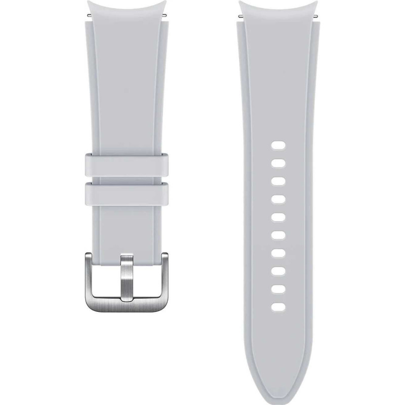 „Samsung SFR88SGE Ridge“ sportinis dirželis, skirtas „Samsung Galaxy Watch4 20 mm“ (S / M), sidabrinis