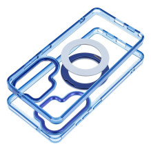 Case for Samsung A37 Frame Circle Stand compatible with MagSafe navy blue Case for Samsung A37 Frame Circle Stand compatible with MagSafe navy blue