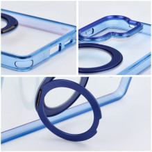Case for Samsung A37 Frame Circle Stand compatible with MagSafe navy blue Case for Samsung A37 Frame Circle Stand compatible with MagSafe navy blue