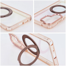 Case for Samsung A27 Frame Circle Stand compatible with MagSafe gold Case for Samsung A27 Frame Circle Stand compatible with MagSafe gold