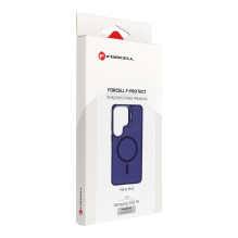 Dėklas, skirtas Samsung S26 FE Forcell F-Protect Shadow Stand Premium, suderinamas su MagSafe, tamsiai mėlynas Dėklas, skirtas Samsung S26 FE Forcell F-Protect Shadow Stand Premium, suderinamas su MagSafe, tamsiai mėlynas