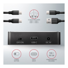 AXAGON ADSA-M2C NVMe CLONE DUAL SSD Docking Station AXAGON ADSA-M2C NVMe CLONE DUAL SSD Docking Station