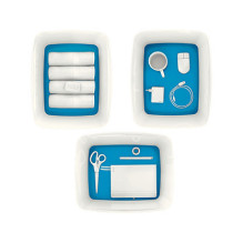 LEITZ Aufbewahrungsbox 18,0 l - 38,5 x 31,8 x 19,8 cm perlweiß / blau LEITZ Aufbewahrungsbox 18,0 l - 38,5 x 31,8 x 19,8 cm perlweiß / blau