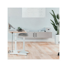 LEITZ Ergo Active Stehhocker mit Komfortsitz, hellgrau