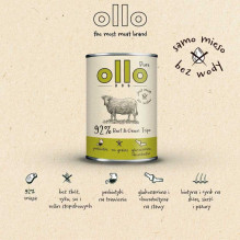 OLLO OLLO Pure Beef and Green tripe - wet dog food - 400g