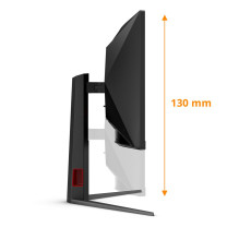 AOC G4 CU34G4 kompiuterio monitorius 86,4 cm (34") 3440 x 1440 pikselių plataus formato „Quad HD“ LED juoda, raudon