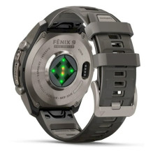 Išmanusis laikrodis Garmin Fenix 9 Pro - inReach, Solar, 47mm Titano su Pebble pilka silikonine apyranke Išmanusis laikrodis Garmin Fenix 9 Pro - inReach, Solar, 47mm Titano su Pebble pilka silikonine apyranke