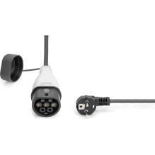 Lādētājs DIGITUS EV KFZ 230V Tips F7 / 4 uz EV Tips 2 5m