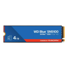SSD, SANDISK, Blue SN5100, 4TB, M.2, NVMe, 3D QLC, rašymo greitis 6700 MB / 0 s, 0 MB / 0 s 2.38mm, TBW 1200 TB, MTBF 17