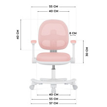 Junior 3.6 Pink swivel chair