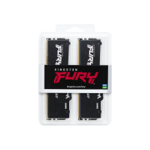 RAM Modulis - Kingston FURY Beast RGB 32 GB (2 × 16 GB) DDR5-5200 Juodas RAM Modulis - Kingston FURY Beast RGB 32 GB (2 × 16 GB) DDR5-5200 Juodas