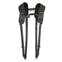 Fotoaparato Dirželis - 3 Legged Thing AXIS Dvigubas Dirželis 45-89 cm 75 mm EVA QD4 Obsidian