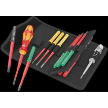 Wera Wera Kraftform Kompakt VDE 16 extra slim 1 Tool Finder, 16-piece, scre