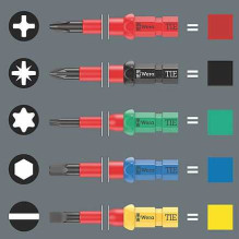 Wera Wera Kraftform Kompakt VDE 16 extra slim 1 Tool Finder, 16-piece, scre
