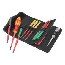 Wera Wera Kraftform Kompakt VDE 16 extra slim 1 Tool Finder, 16-piece, scre