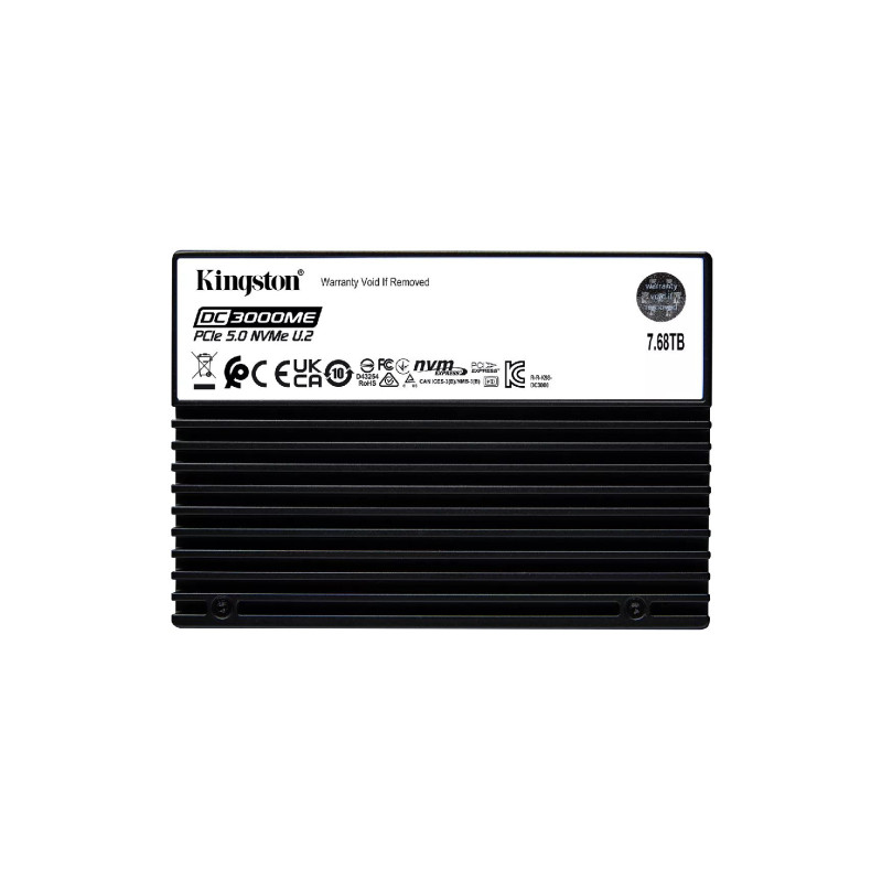 Kingston Technology 7.68TB DC3000ME U.2 PCIe 5.0 NVMe TCG Opal Enterprise SSD