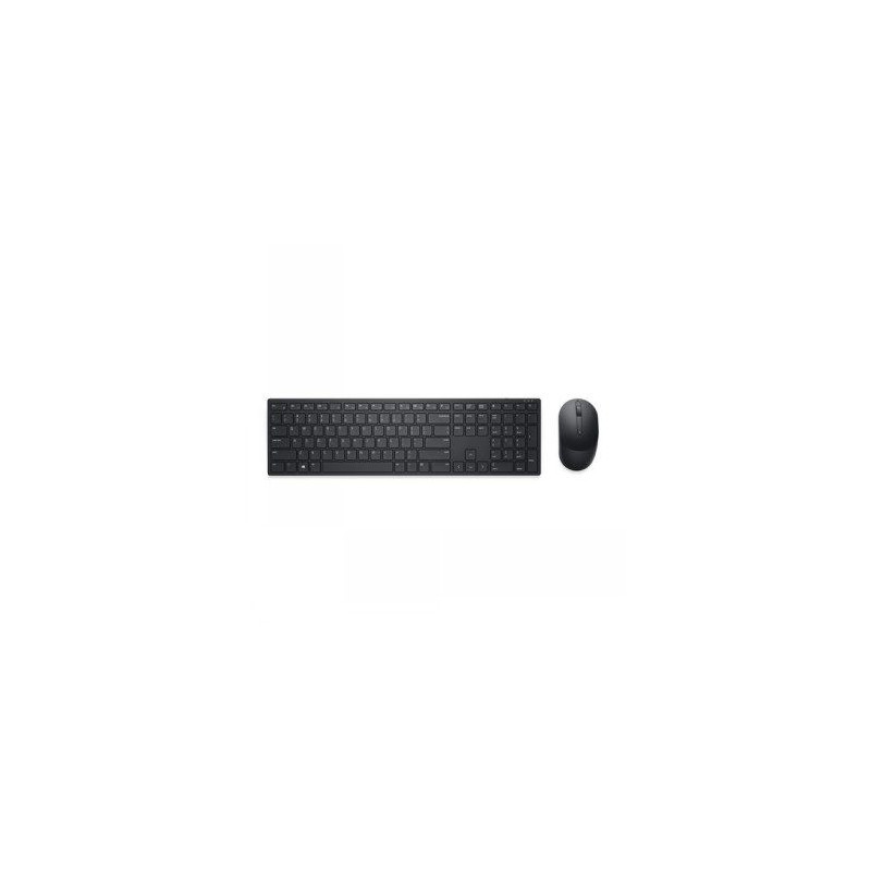 DELL Pro Keyboard and Mouse - KM5221W - US International (QWERTY) - Black