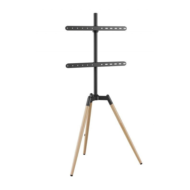 Gembird TVS-65S-01 Televizoriaus laikiklis / stovas 165,1 cm (65") Juodas medinis
