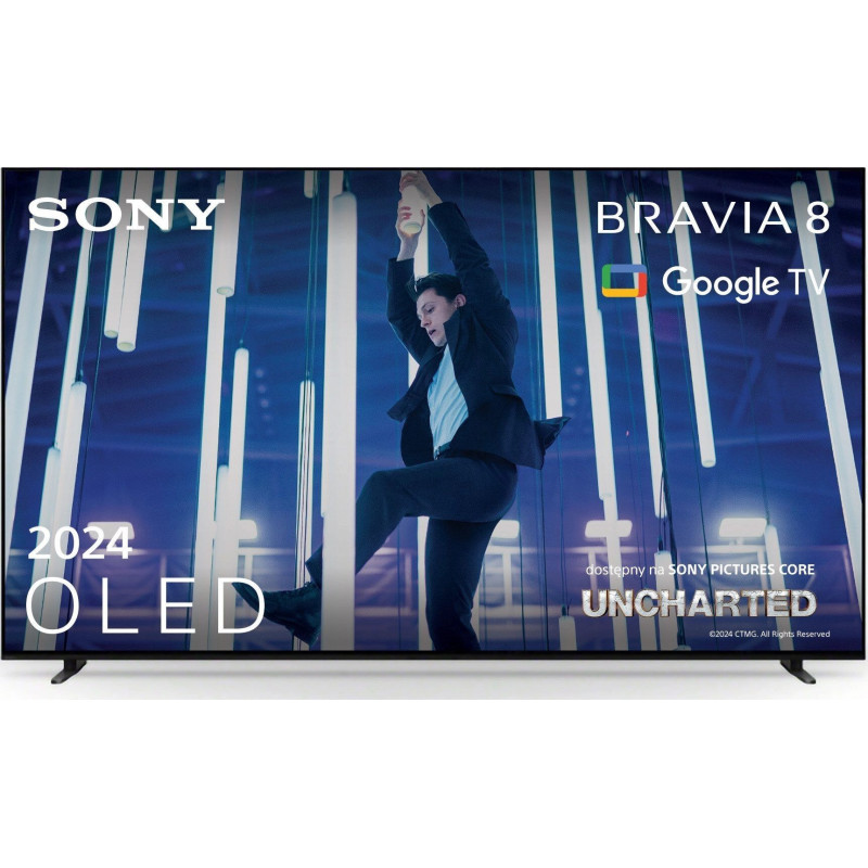 Sony BRAVIA 8 OLED 65 Pollici 4K HDR Google Smart TV (2024 m.) Žaidimų meniu, skirtas PlayStation 5 IMAX patobulintas „D