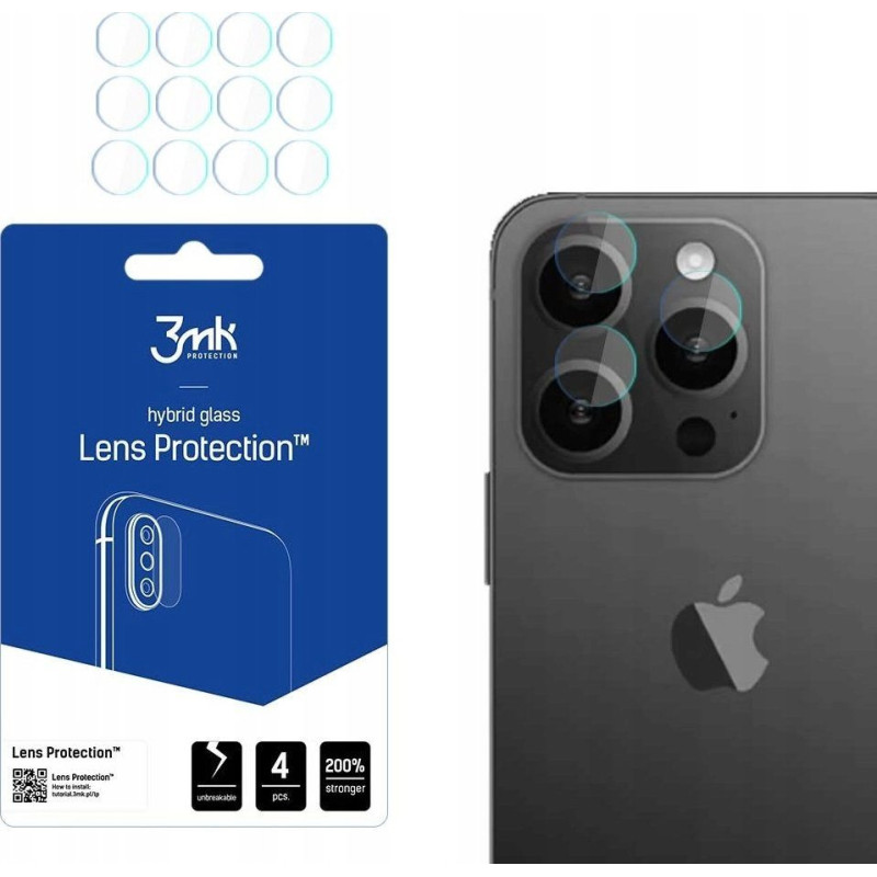 Apple iPhone 15 Pro - 3mk objektyvo apsauga