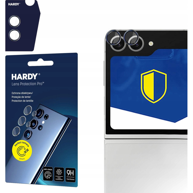 Samsung Galaxy Z Flip 6 - 3mk HARDY objektyvo apsauga Pro juoda