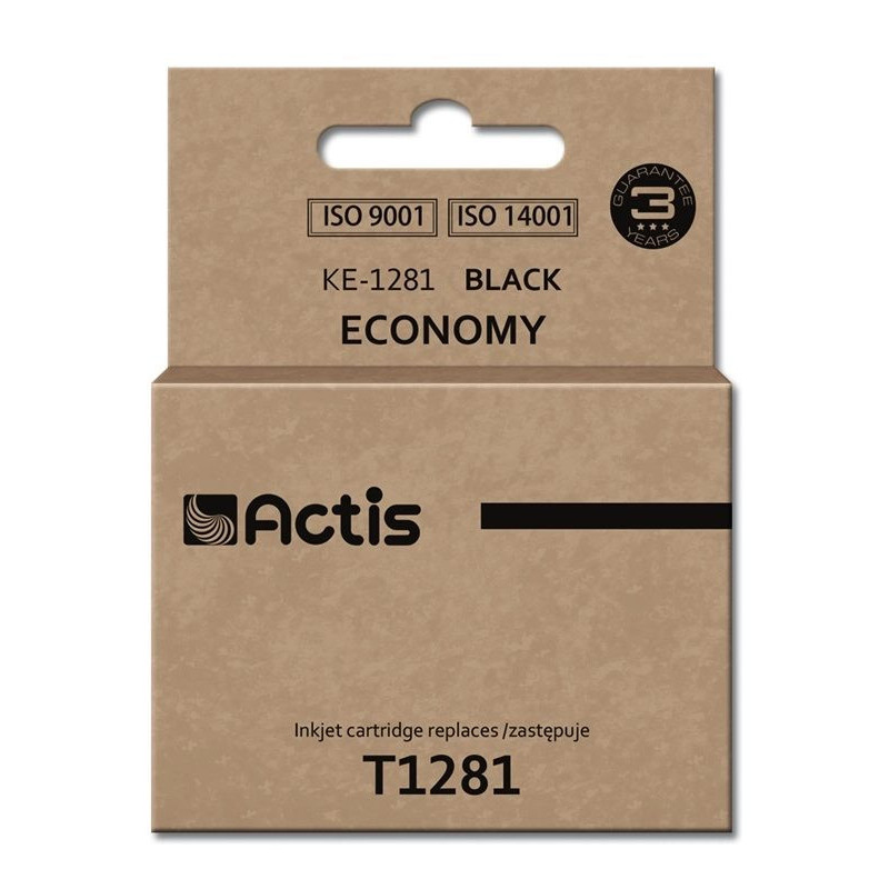 „Actis KE-1281“ rašalas (pakeičia „Epson T1281 Standard 15 ml“ juodo rašalo kasetę)