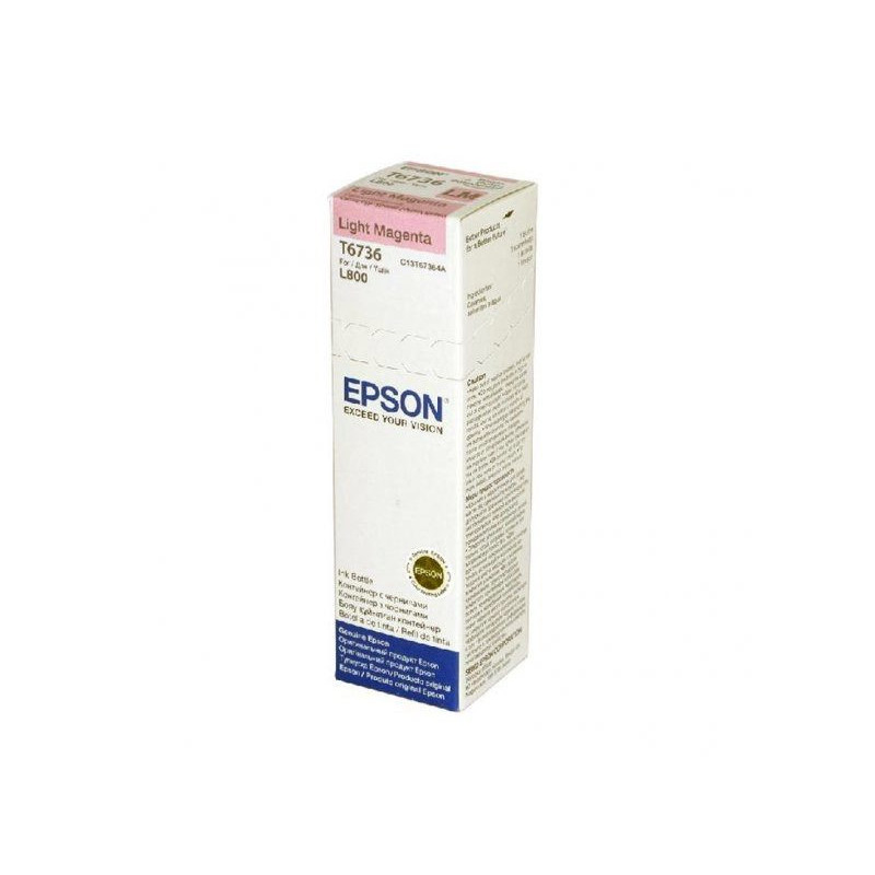 Epson T6736 šviesiai purpurinio rašalo buteliukas, 70 ml