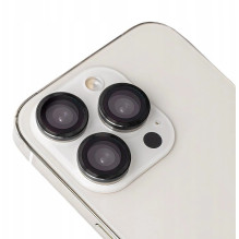 Akinių lęšių rinkinys, skirtas Samsung Galaxy A15 4G / A15 5G su juodu rėmeliu (3 vnt.)
