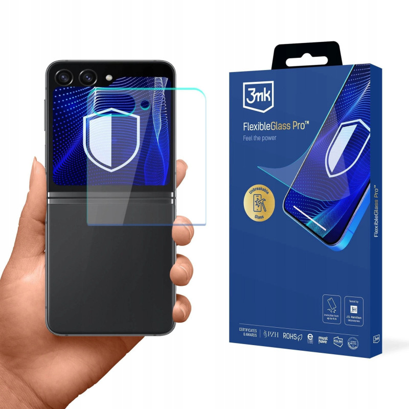 „Samsung Galaxy Z Flip 6“ – 3 mk „FlexibleGlass Pro“